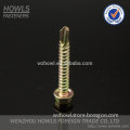 High quality gypsum self tapping screw din7504 indent hex head screw